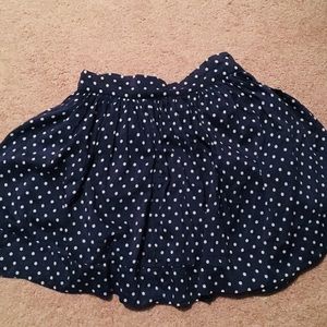 Forever 21 Skirt navy polka dots 🚨